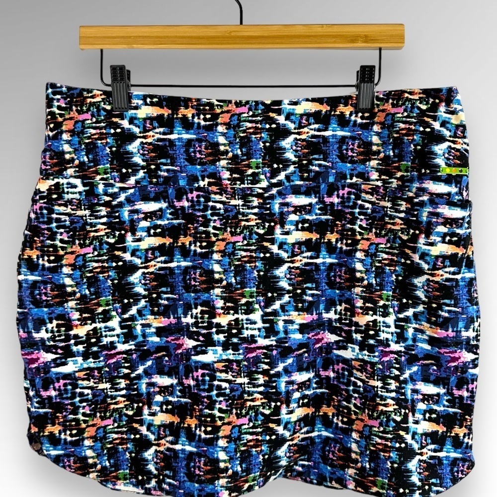 Swing Control Womens Multi-Color Golf Skorts Size 16